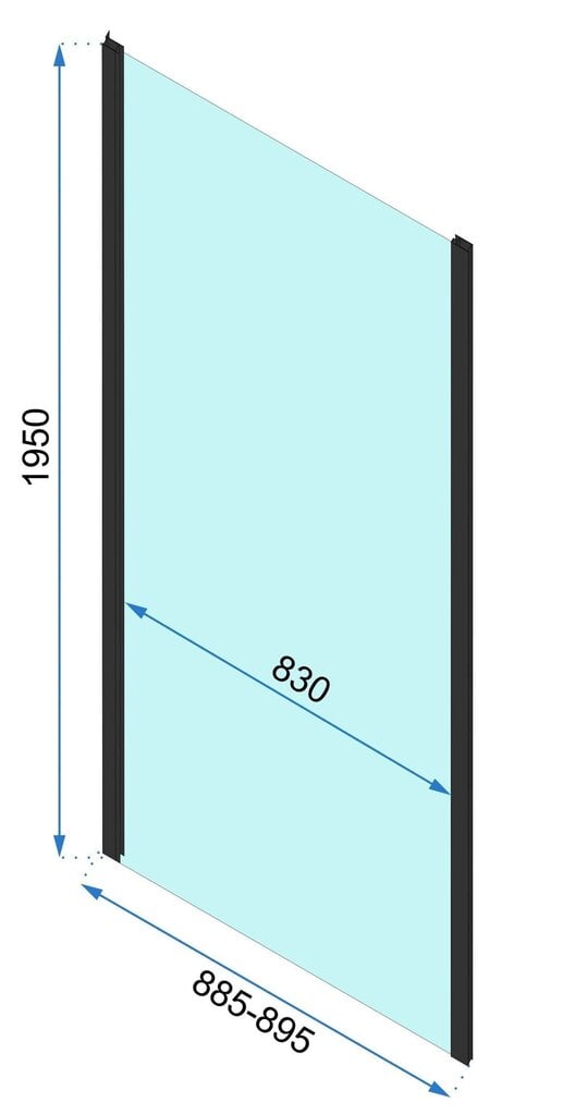 Rapid Slide Corner suihkukaappi, harjattu kulta hinta ja tiedot | Suihkukaapit ja suihkunurkat | hobbyhall.fi