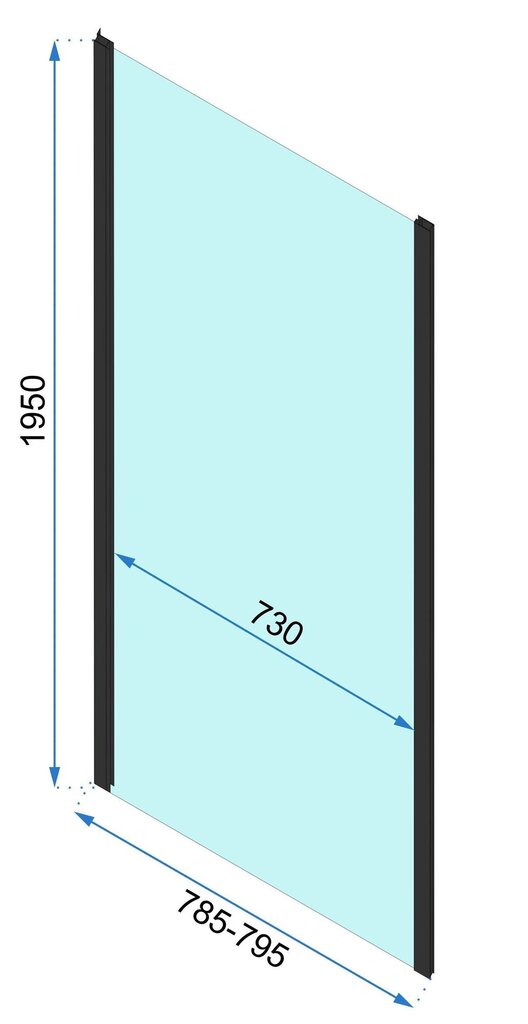 Rapid Slide Corner suihkukaappi, harjattu kulta hinta ja tiedot | Suihkukaapit ja suihkunurkat | hobbyhall.fi