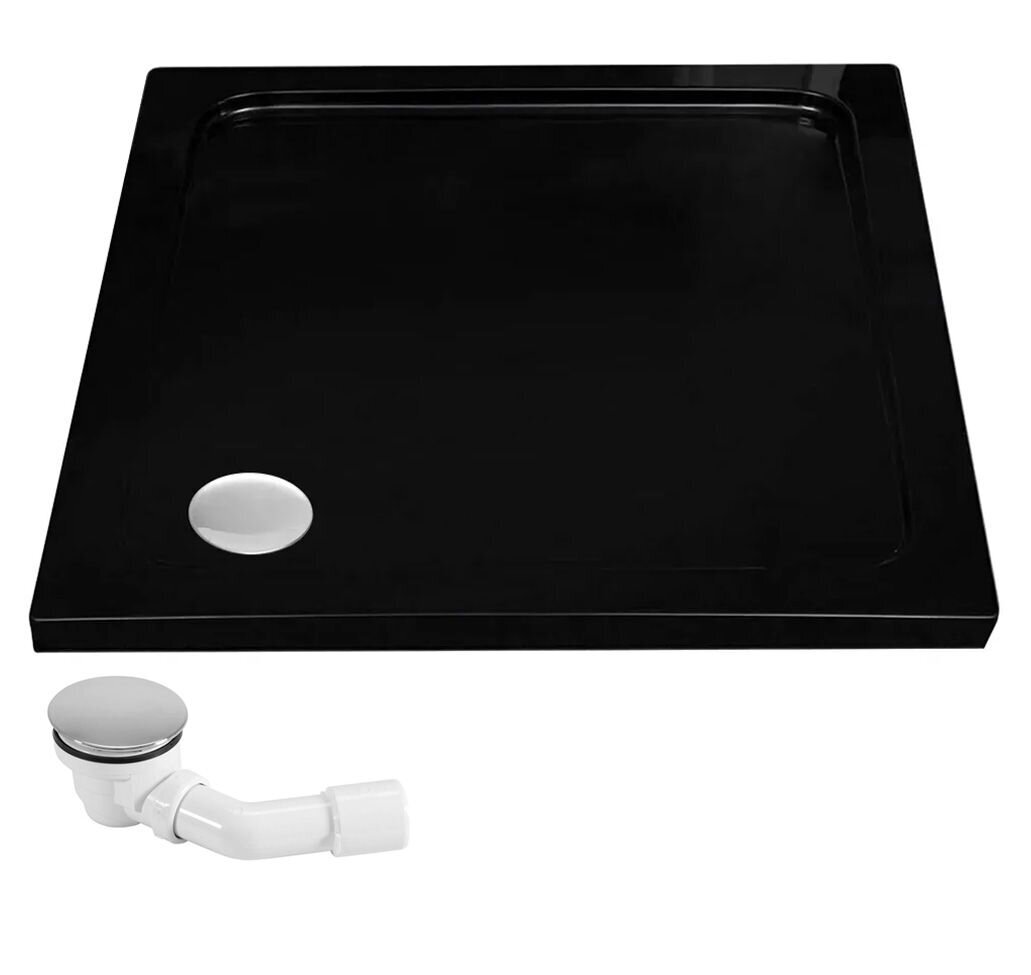 SOLAR BLACK MAT suihkukaappi 90x90 hinta ja tiedot | Suihkukaapit ja suihkunurkat | hobbyhall.fi