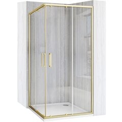 Rea City suihkukaappi 90x90 Brushed Gold hinta ja tiedot | Suihkukaapit ja suihkunurkat | hobbyhall.fi