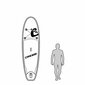 Board Paddle Surf Cressi-Sub Element 10,2" NA001032 Valkoinen hinta ja tiedot | Hiekkalelut ja rantalelut | hobbyhall.fi