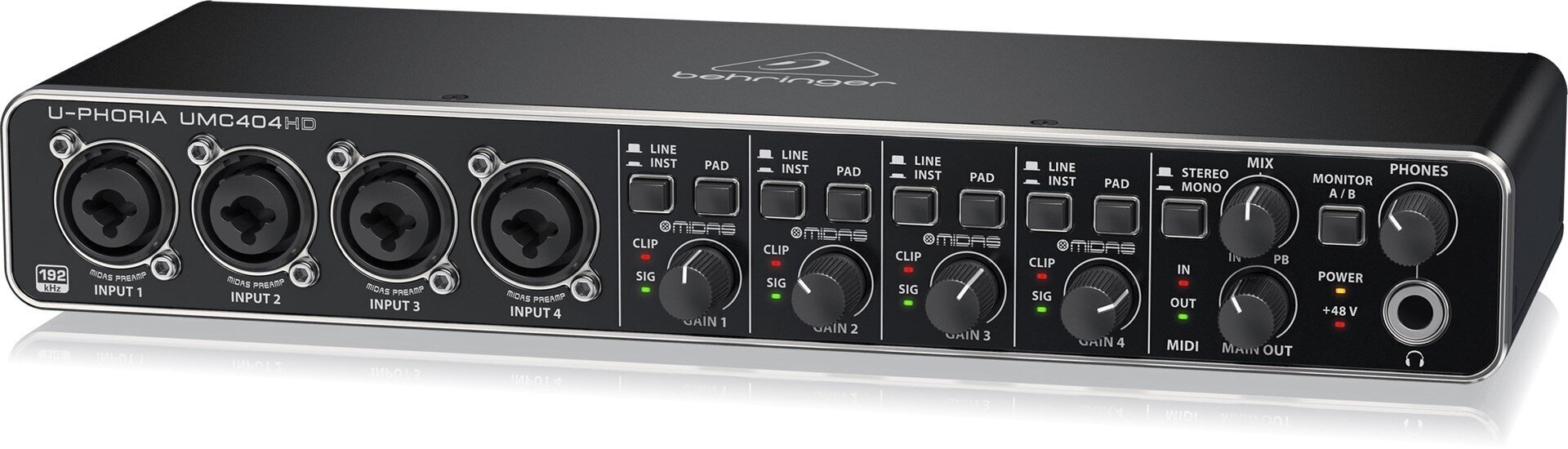 Tallennusliitäntä Behringer UMC404HD hinta ja tiedot | Soittimien lisätarvikkeet | hobbyhall.fi