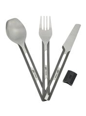 Esbit Titanium Cutlery turistityökalusarja hinta ja tiedot | Retkiastiat | hobbyhall.fi