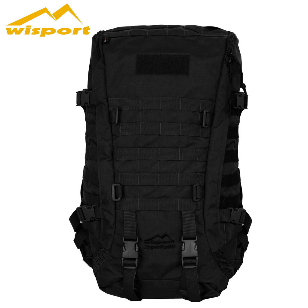 Sotilasturistireppu Zipper Fox Wisport, 40L, musta hinta ja tiedot | Monitoimityökalut ja veitset retkeilyyn | hobbyhall.fi