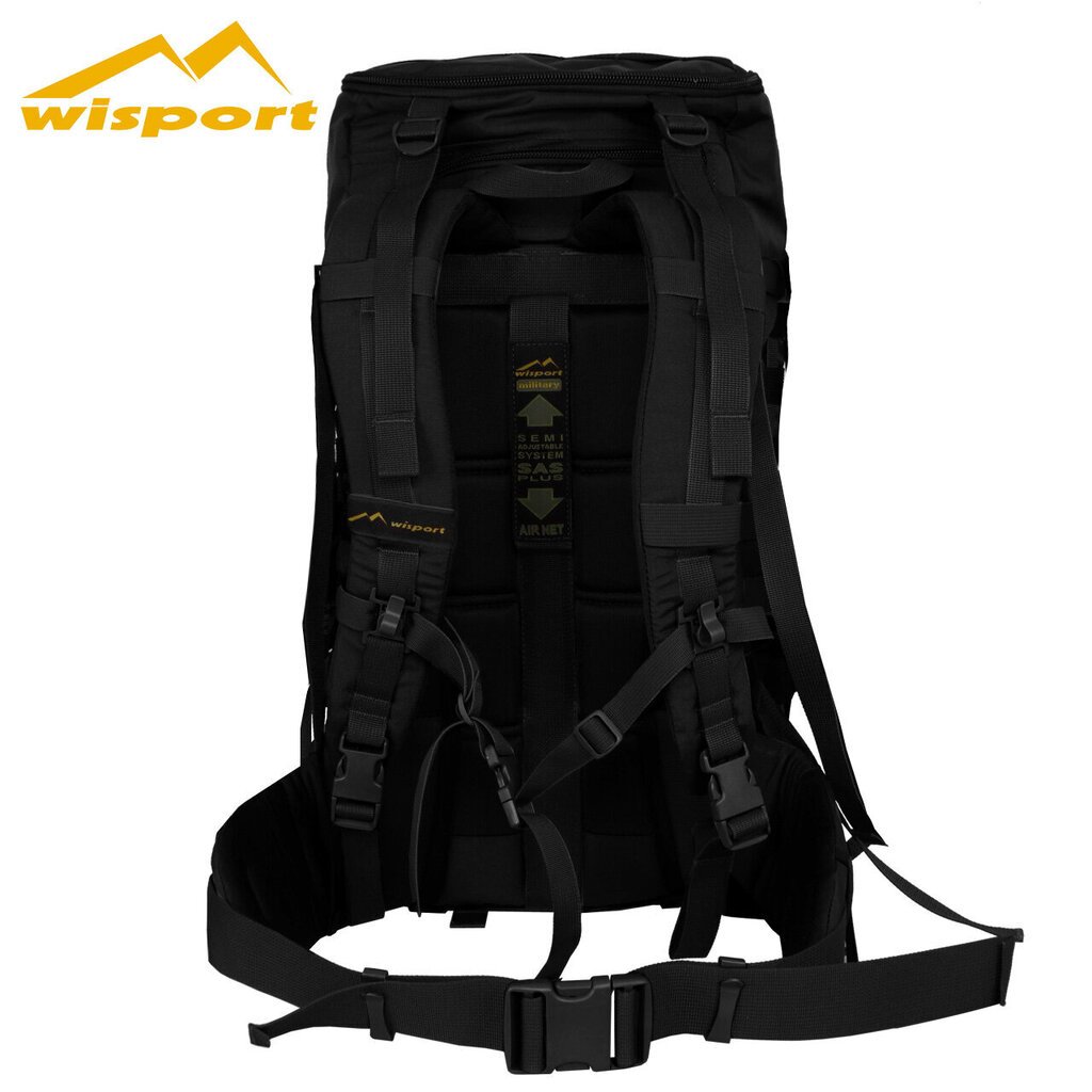 Sotilasturistireppu Zipper Fox Wisport, 40L, musta hinta ja tiedot | Monitoimityökalut ja veitset retkeilyyn | hobbyhall.fi