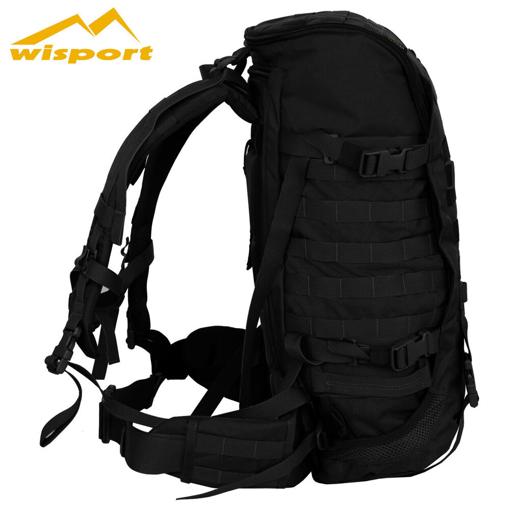 Sotilasturistireppu Zipper Fox Wisport, 40L, musta hinta ja tiedot | Monitoimityökalut ja veitset retkeilyyn | hobbyhall.fi