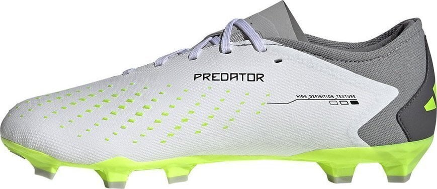 Jalkapallokengät Adidas Predator Accuracy.3 L FG, koko 45 1/3, harmaa/vihreä hinta ja tiedot | Jalkapallokengät | hobbyhall.fi