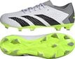 Jalkapallokengät Adidas Predator Accuracy.3 L FG, koko 45 1/3, harmaa/vihreä hinta ja tiedot | Jalkapallokengät | hobbyhall.fi