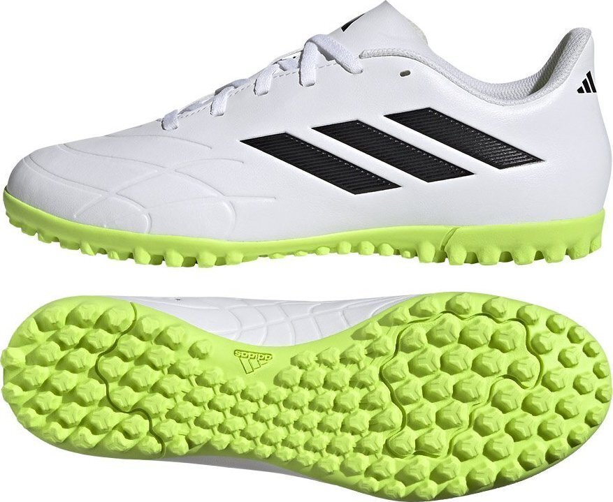 Jalkapallokengät Adidas Copa Pure.4 TF, koko 44, valkoinen/vihreä hinta ja tiedot | Jalkapallokengät | hobbyhall.fi