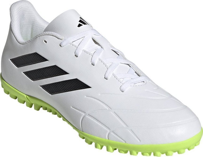 Jalkapallokengät Adidas Copa Pure.4 TF, koko 44, valkoinen/vihreä hinta ja tiedot | Jalkapallokengät | hobbyhall.fi