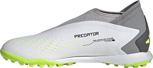 Jalkapallokengät Adidas Predator Accuracy.3 LL TF, koko 43 1/3, harmaa/vihreä hinta ja tiedot | Jalkapallokengät | hobbyhall.fi