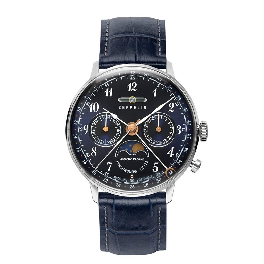 Zeppelin LZ129 Hindenburg Moonphase rannekello hinta ja tiedot | Naisten kellot | hobbyhall.fi