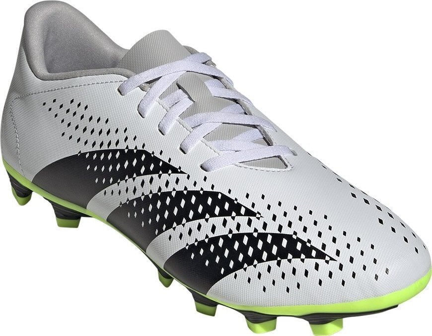 Jalkapallokengät Adidas Predator Accuracy.4 FxG, koko 47 1/3, valkoinen/vihreä hinta ja tiedot | Jalkapallokengät | hobbyhall.fi