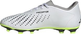 Jalkapallokengät Adidas Predator Accuracy.4 FxG, koko 47 1/3, valkoinen/vihreä hinta ja tiedot | Jalkapallokengät | hobbyhall.fi