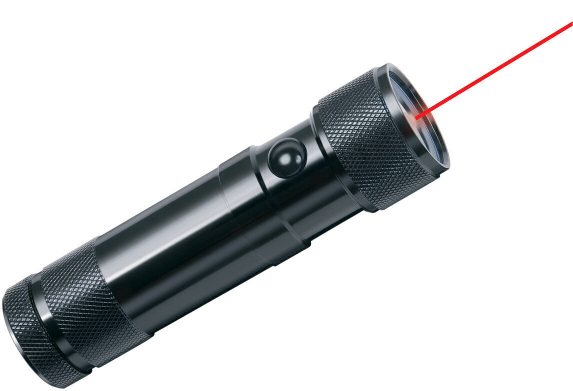 Brennenstuhl taskulamppu Eco-Led+Laser Light FL DUO 8xLED 45 lm 3xAAA 12h hinta ja tiedot | Taskulamput ja valonheittimet | hobbyhall.fi