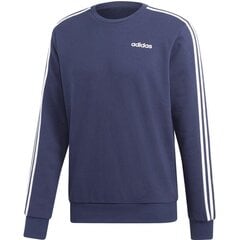 Miesten neule Adidas Essentials 3 Stripes Crewneck, sininen hinta ja tiedot | Miesten puserot ja hupparit | hobbyhall.fi