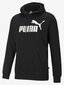 Miesten villapaita Puma Essential Big Logo Hoody M 586686 01, musta hinta ja tiedot | Miesten puserot ja hupparit | hobbyhall.fi