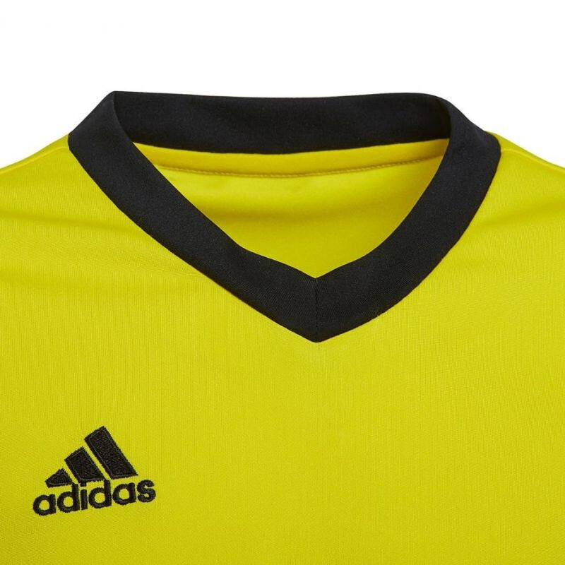 Lasten paita Adidas Entrada 22 Jersey HI2127, keltainen hinta ja tiedot | Jalkapallovaatteet ja -varusteet | hobbyhall.fi