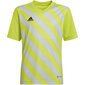 Lasten paita Adidas Entrada 22 Graphic Jersey HF0133, keltainen/harmaa hinta ja tiedot | Jalkapallovaatteet ja -varusteet | hobbyhall.fi