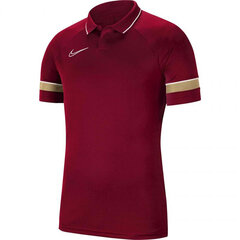 Nike Dri-FIT Academy 21 jalkapallopaita pojille CW6106 677, punainen hinta ja tiedot | Jalkapallovaatteet ja -varusteet | hobbyhall.fi