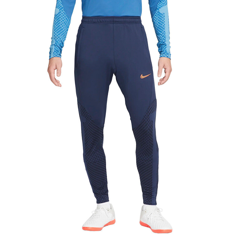 Miesten urheiluhousut Nike Dri-Fit Strike Pant Kpz DH8838 410, tummansininen hinta ja tiedot | Jalkapallovaatteet ja -varusteet | hobbyhall.fi