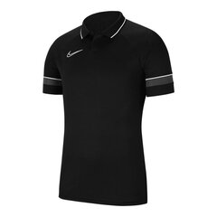 Lasten paita Nike Dri-FIT Academy 21 Polo SS musta CW6106 014 hinta ja tiedot | Jalkapallovaatteet ja -varusteet | hobbyhall.fi