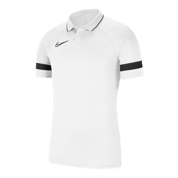 Lasten T-paita Nike Dri-FIT Academy 21 Polo SS Valkoinen CW6106 100