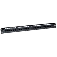 Kytkinpaneeli Intellinet PatchPanel 1U 19" kaappeihin UTP 24x RJ45 Cat5e hinta ja tiedot | Komponenttien lisätarvikkeet | hobbyhall.fi