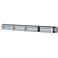 Kytkinpaneeli Intellinet PatchPanel 1U 19" kaappeihin UTP 24x RJ45 Cat5e hinta ja tiedot | Komponenttien lisätarvikkeet | hobbyhall.fi