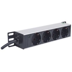 Tehonjakoyksikkö PDU Intellinet Rack 10, 4xSchuko hinta ja tiedot | Komponenttien lisätarvikkeet | hobbyhall.fi