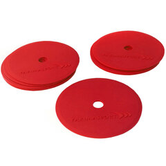 Yakima Sport Flat Field Markers 100584, 10 kpl. punainen hinta ja tiedot | Jalkapallovaatteet ja -varusteet | hobbyhall.fi