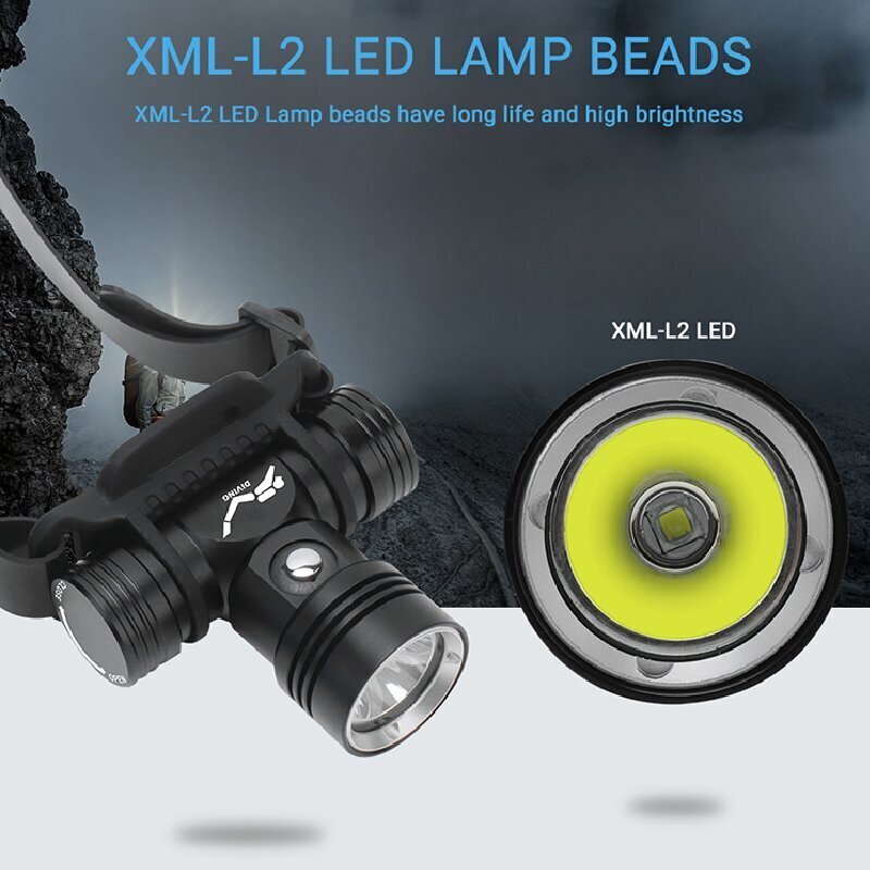 LED-otsakelamppu BORUiT YHX-1362, jopa 60 metrin syvyyteen sukeltamiseen hinta ja tiedot | Taskulamput ja valonheittimet | hobbyhall.fi