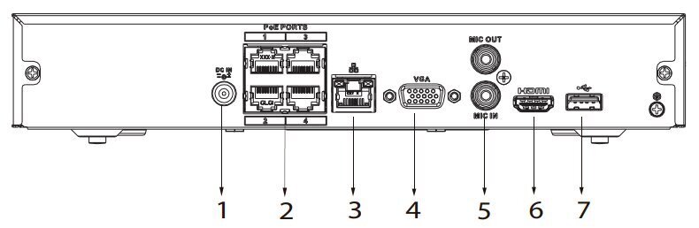 Tallennin Dahua EZ-IP EZN-104E1-P4 hinta ja tiedot | Valvontakamerat | hobbyhall.fi