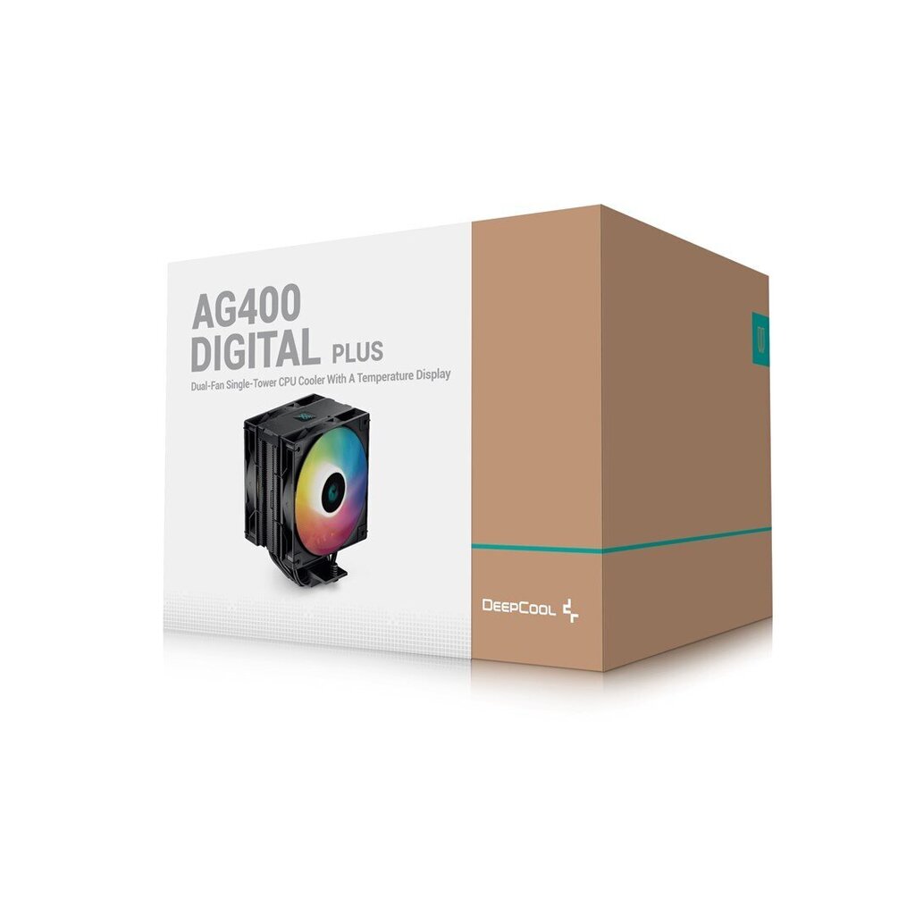 DeepCool AG400 Digital Plus (R-AG400-BKADMP-G-1) hinta ja tiedot | Prosessorin jäähdyttimet | hobbyhall.fi