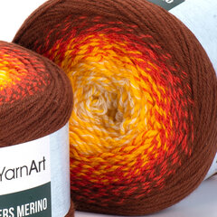 Neulelanka YarnArt Flowers Merino 225g, 590m, väri 530 hinta ja tiedot | YarnArt Koulutarvikkeet | hobbyhall.fi