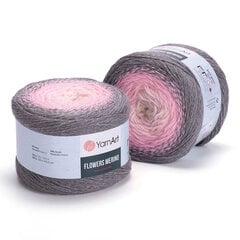 Neulelanka YarnArt Flowers Merino 225g, 590 metriä, väri 544 hinta ja tiedot | Neulomistarvikkeet | hobbyhall.fi