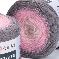 Neulelanka YarnArt Flowers Merino 225g, 590 metriä, väri 544 hinta ja tiedot | YarnArt Lapset | hobbyhall.fi