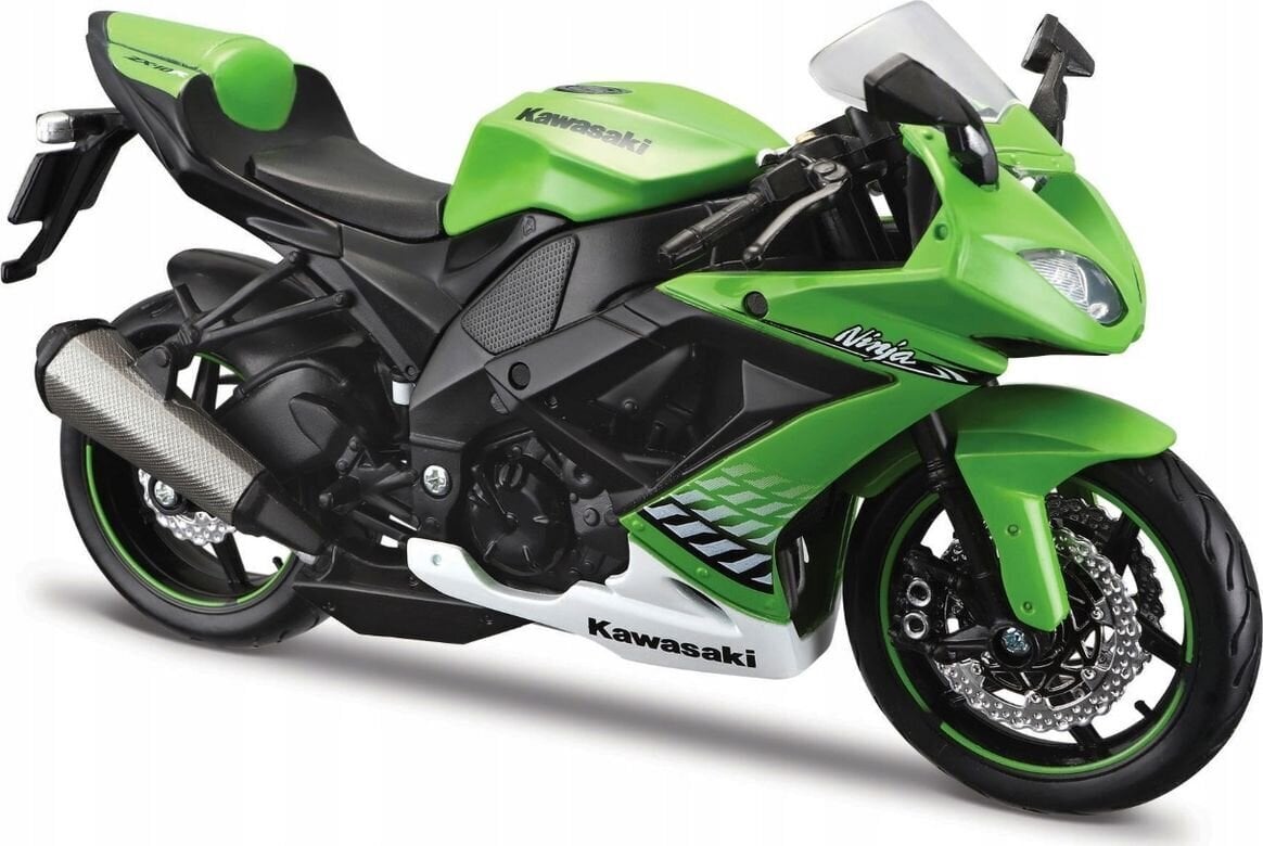 Moottoripyörämalli Food Kawasaki Ninja ZX 10R 1/12 hinta ja tiedot | Poikien lelut | hobbyhall.fi