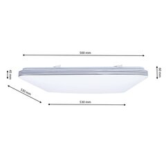 Eko-Light led-kattovalaisin kauko-ohjaimella Palermo 72 W hinta ja tiedot | Kattovalaisimet | hobbyhall.fi