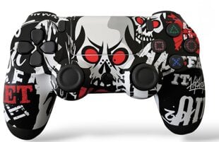 Play RE PlayStation 4 Doubleshock 4 V2 langaton, Bluetooth, kaukosäädin (PS4 /PC/PS5 / Android / iOS) hinta ja tiedot | Ohjaimet ja lisätarvikkeet | hobbyhall.fi