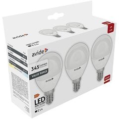 Avide LED-lamppu 4W E14 3000K 3kpl hinta ja tiedot | Lamput | hobbyhall.fi