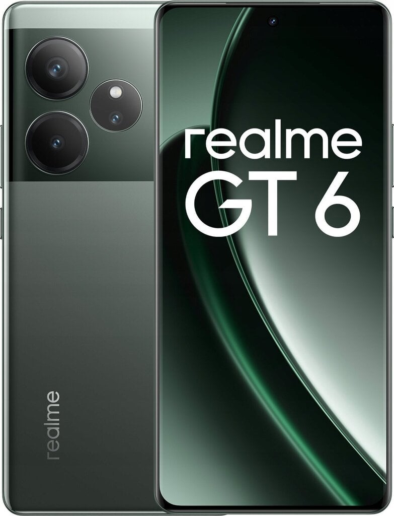 Realme GT6 5G 12/256GB Razor Green hinta ja tiedot | Matkapuhelimet | hobbyhall.fi