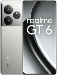 Realme GT6 5G 16/512GB Fluid Silver hinta ja tiedot | Matkapuhelimet | hobbyhall.fi