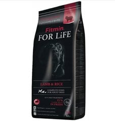 Fitmin For Life lammasta ja riisiä, 14 kg hinta ja tiedot | Koiran kuivaruoka | hobbyhall.fi