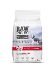 Paw Paleo Ultra Medium&Large Puppy, naudanlihaa, 2 kg hinta ja tiedot | Koiran kuivaruoka | hobbyhall.fi