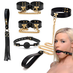 Keinonahkainen 7-osainen BDSM-setti LIVMAN 07AL hinta ja tiedot | BDSM ja fetissit | hobbyhall.fi