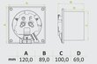 Pakotuuletin dRim 100 HS BB, BLACK MATTE, kosteusanturi hinta ja tiedot | Kylpyhuoneen tuulettimet | hobbyhall.fi