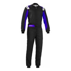 Sparco Rookie Racing Suit musta/sininen S3710545 hinta ja tiedot | Miesten urheiluvaatteet | hobbyhall.fi