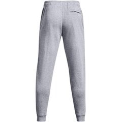 Miesten urheiluhousut Under Armour Rival Fleece Jogger M 1357 128 011, harmaa hinta ja tiedot | Miesten urheiluvaatteet | hobbyhall.fi