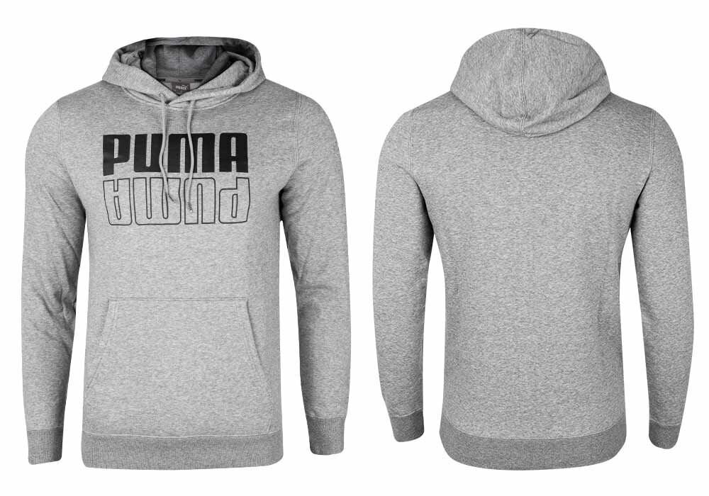 Miesten villapaita Puma Power Hoodie 589409 03 38143, harmaa hinta ja tiedot | Miesten urheiluvaatteet | hobbyhall.fi